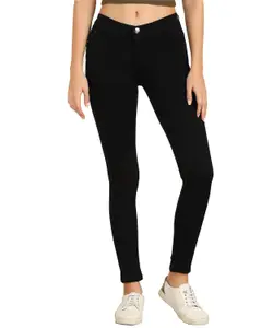 Visit the Nifty Store Nifty Women's Cotton Blend Stretchable Mid Rise Jeans