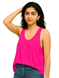 SOHOT Ladies' Sleeveless Camisole - U-Neck, Soft Cotton Rib Tank Top for Innerwear 1005 SS38 Parent