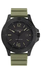 Visit the Tommy Hilfiger Store Tommy Hilfiger Analog Black Dial Watch for Men-NETH1791992
