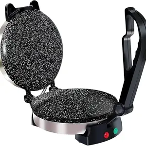 Prisha Multi Maker Electric Automatic Dual Indicator | Complete Roti/Chapati/Khakra Maker for Home | Super smooth Non-Stick Coating | Cool Touch Handle | FS-1 Fast Heating With 1 Year Warranty