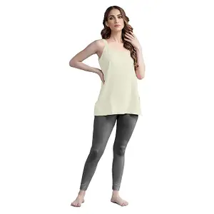 Cotton Short Camisole Non-Stretchable Slip for Women | Short Kurti Slip | Short Camisole | Half-Length Lining | Waist Length Inner | Sameez | Samij(Half Slip)
