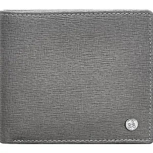eske Zac Genuine Leather Mens Bifold Wallet - Textured Pattern -13 Card Holders