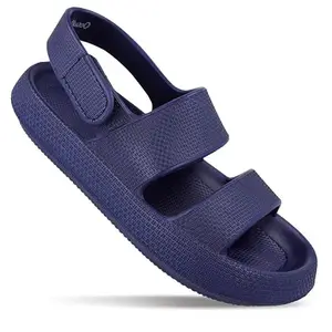 WALKAROO WC4828 Mens Casual and Regular Wear Fashion Sandals - NavyBlue