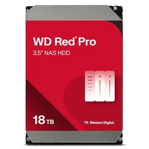 Western Digital Western Digital 18TB WD Red Pro NAS Internal Hard Drive - 7200 RPM Class, SATA 6Gb/s, CMR, 256 MB Cache, 3.5" - WD181KFGX