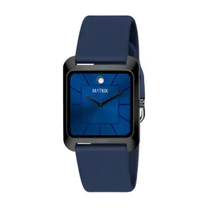 Visit the Matrix Store Matrix Minimalist Square Dial with Two Hands Design & Softest Silicone Strap Analog Wrist Watch for Men & Boys