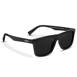 Visit the EFERMONE Store EFERMONE® Designer Sunglasses For Men Stylish with Polarized Lens in a Bold Square Design for Men and Women | 100% UV Protection Outdoor Travelling Sports | Crisp And Clear Vision