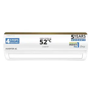Voltas 1.5 ton 5 Star Inverter Split AC (Copper, 4-in-1 Adjustable Mode, Anti-dust Filter, 2024 Model, 185V Vectra CAR, White)