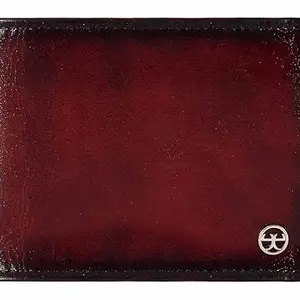 eske eské Delphine - Genuine Leather Mens Bifold Wallet - Holds Cards, Coins and Bills - 7 Card Slots - Everyday Use - Travel Friendly - Handcrafted - Durable - Water Resistant -Wine VT