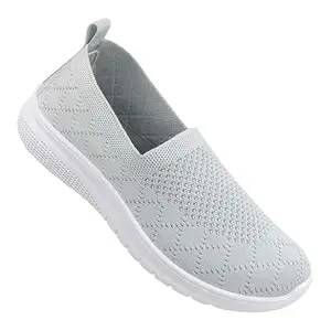 WALKAROO WC4940 Womens Belly Shoe for Casual Wear and Regular use - LightGrey