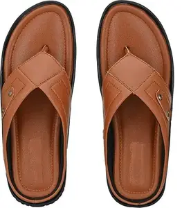 Slipper Care Super Fit Comfort Slipper, Mens. Slipper, Flip-Flop, Slides and House Slipper for Men's Beige