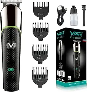 VGR V-191 Professional Rechargeable Cordless Beard Hair Trimmer Kit