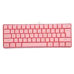 UBERSWEET Gaming Keyboard, 61 Keys Backlight Cool RGB Lighting USB Keyboard for Laptop for Desktop'||