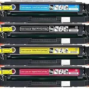 131A Toner Cartridge Compatible for CF210A/CF211A/CF212A/CF213A Compatible for Color Laserjet Pro 200 Color M251,Cyan, Magenta,Yellow, Black,Combo Pack Set of 4