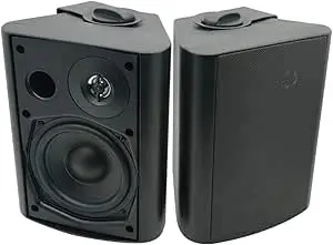 Herdio 5.25 Inches 200 Watts Indoor Outdoor Patio tooth Speakers