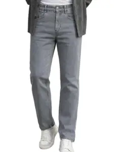 Visit the Urbano Fashion Store Urbano Fashion Men's Regular Fit Washed Jeans Stretchable