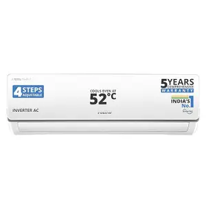 Voltas 2 Ton 3 Star, Inverter Split AC( 4-in-1 Adjustable Mode, Anti-dust Filter, 2023 Model, 243VH Vertis Prism)