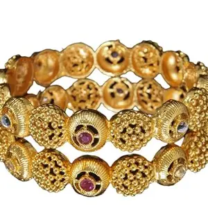 V FASHION JEWELLERY Fancy Traditional Stylish Bangle set for Women And Girls for Wedding Party and Dailywear