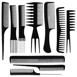 Belicia 10 PCS Styling Hair Comb 10PCS Hair Stylists Professional Styling Comb Set Variety Pack Great for All Hair Types & Styles