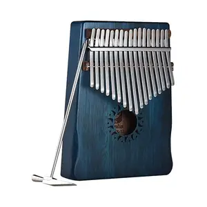 ERNP Portable 17-Key Kalimba Piano Mbira Mahogany