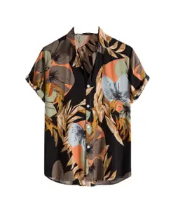 Brand: DHRUVI TRENDZ DHRUVI Trendz Men's Rayon Regular Fit Shirt Casual Stylish|Printed | Half Sleeve | Formal Shirts| Summer Button-Down