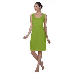 Women's Cotton Long Camisole Sameej - Knee-Length