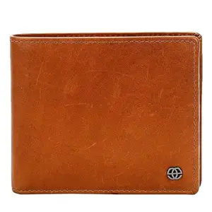 eske Mace Genuine Leather Mens Bifold Wallet - 12 Card Holders
