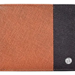 eske Arthur Genuine Leather Mens Bifold Wallet - Solid Pattern - 3 Card Holders