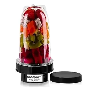 Sunmeet Sunmeet Heavy Bullet Jar for Mixer Grinder Large 530ML ABS Transparent Mixer Juicer Jar. Mixer Juicer Jar(530 ml)