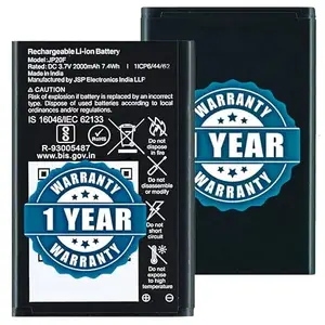 METACROW Original Battery for LYF Jio Phone (F220B) | Jio Phone 2 (F300b LF-2403N F50Y F90 F120B F271i BR-2000) - (2000mAh) - 1 Year Warranty_CD5