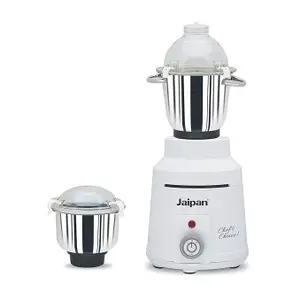 Jaipan Five Star 1400 Watt Mixer with 2 Stainless Jar Equipped with motor overload protection