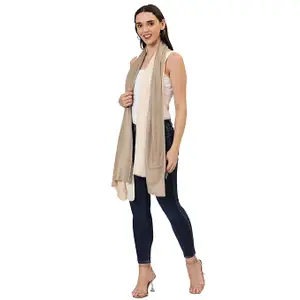 Silk Modal Pashmina Ombre Scarf for Women – Soft Lightweight Wrap for Casual, Formal Events & Wedding Shawl, 70x200cm