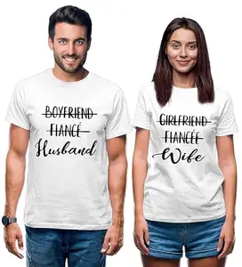Looky Wooky Looky Wooky Matching Cute Couples T-Shirts for Cute Couples | Unisex-Adult Wool T-Shirts for Men and Women | Couple Dress for Anniversary Men S Women S