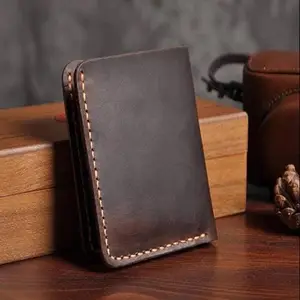HINTZ Genuine Leather 100% Pure Wallet/Card Holder/Money Clip RFID Protected Multiple Card Slots Slim Stylish New Products