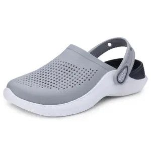 Visit the DOCTOR EXTRA SOFT Store DOCTOR EXTRA SOFT Men's Classic Casual Sports Clogs/Sandals with Adjustable Back Strap for Adult | Comfortable & LightWeight| Stylish & Anti-Skid|Waterproof & Everyday Use Mules for Gents & Boys D-513