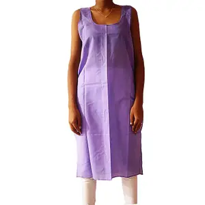 Women Full Length Cotton Innerwear Slip – Long Camisole for Sheer Kurtis & Dresses Regular Fit Cami Knee-Length Vest Sleeveless Size - S to 3XL