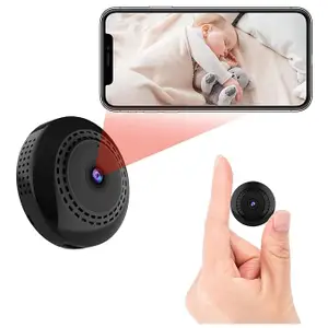 Asleesha WiFi CCTV Security Camera for Home Outdoor Good HD Focus Magnet Mini Magnetic Live Stream IP Wireless 1080P Camera for Home Offices