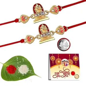 Anshri Rakhi Pack of 1 Rakhiforbrother RakhiforGift RakhiCombo BhiyaRakhi 062