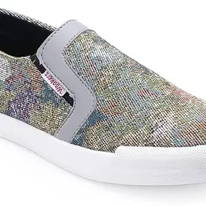 WOAKERS Men's Comfortable & Stylish Casual Shoes (Multicolor, 8) (CLOT7-MULTI)