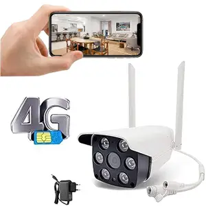 DDLC 4g sim ptz IP 3MP Wireless Waterproof Color Night Vision Two-Way Audio Cloud Storage Outdoor Bullet Security Camera (4G SIM)