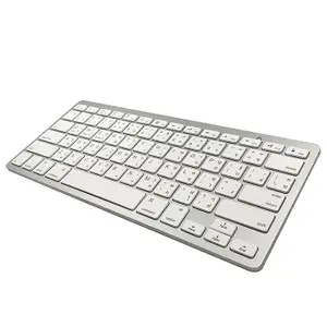 Portable Silver Mini Thai 78 Keys Wireless tooth Keyboard for Tablet PC