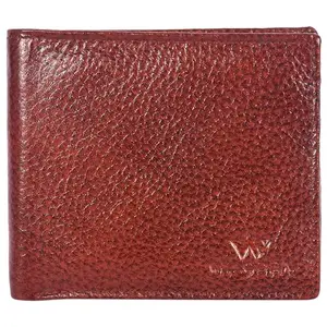 Wilodea Boys Casual, Formal, Trendy Brown Premium Leather RFID Wallet (4 Card Slots)