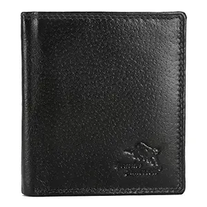 Leather Junction Men's Formal Black Leather Wallet