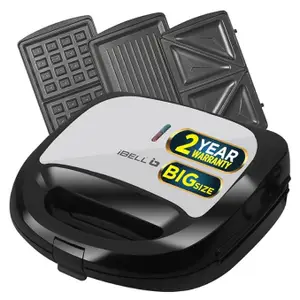 iBELL SM1301 3-in-1 Sandwich Maker