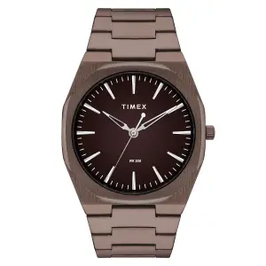 Visit the TIMEX Store TIMEX Analog Watch for Man with Round Dial & Water Resistant Men's Wrist Watches