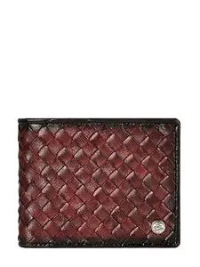 eske Adam Genuine Leather Mens Bifold Wallet - Textured Pattern - 7 Card Holders