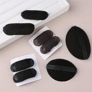 CHRONEX 8pcs Invisible Black Fluffy Hair Clip, Hair Styling Tools For Womens/Hair Accessories