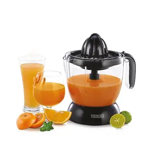 Usha iJuice Citrus Press Juicer 1L 30 W Low Speed Crushing| Two size Cones for Different Size Fruits