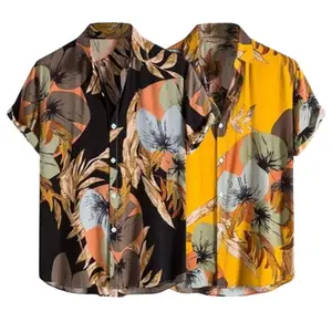 Brand: Leriya Fashion Leriya Fashion Men's Rayon Regular Fit Casual Shirt | Stylish | Printed| Formal|Solid Short Sleeve | Trendy | Summer-Button Down (Available in Plus Size and Combo Pack of 2)