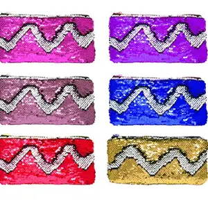 BOXO Glitter Handbags for Women Stylish, Best Birthday Gift for Loving Wife, Sister and Mother Handbags, Purse for Women and Girls, Multicolor, Set of 6