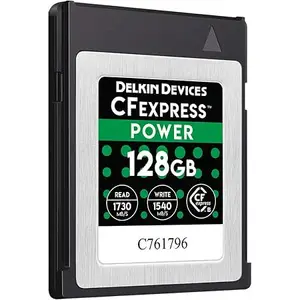 Delkin Devices 128GB Power CFexpress Type B Memory Card